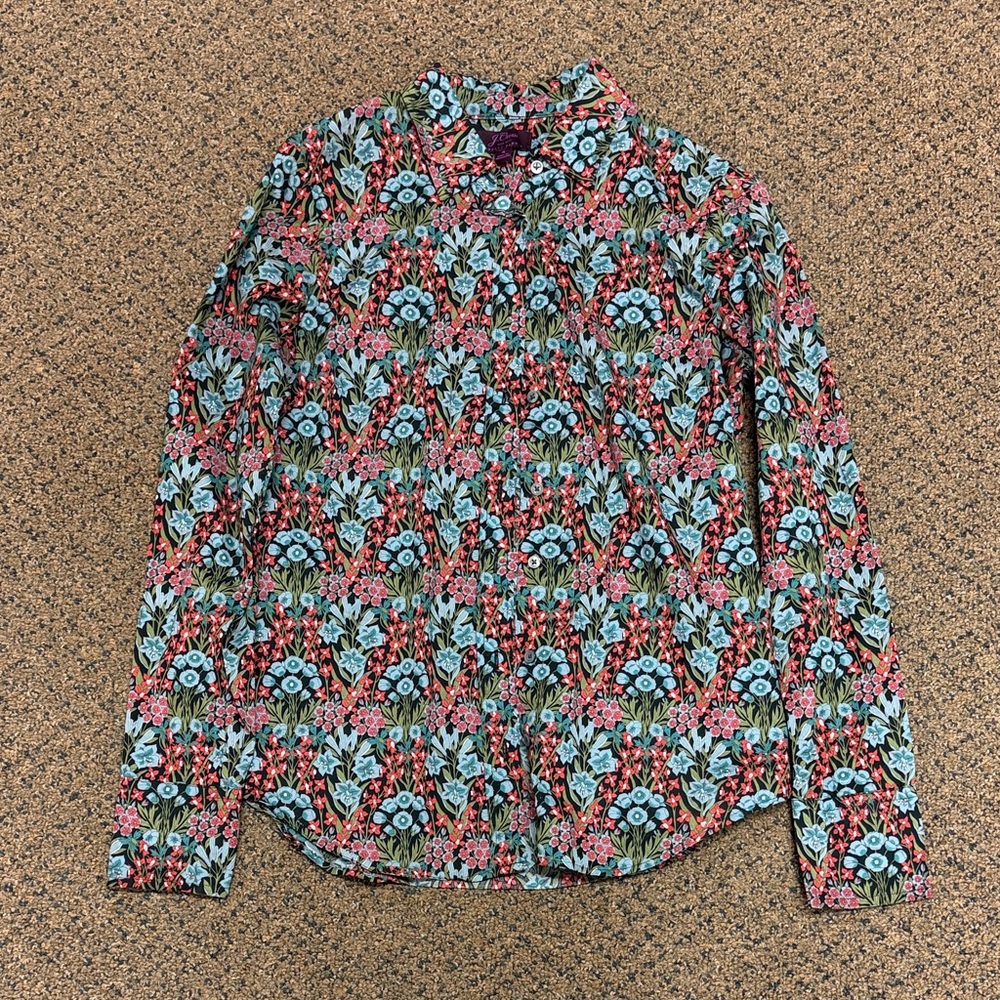 J. Crew Multicolor Floral Women’s Shirt